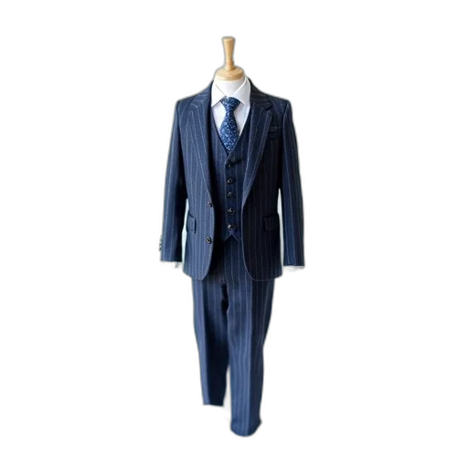 jacket, blue, miniature, suit transparent PNG cut-out