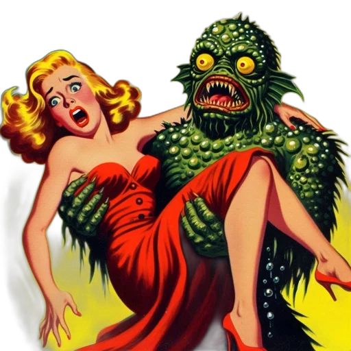 creature, dress, comic book art, concept art transparent PNG cut-out