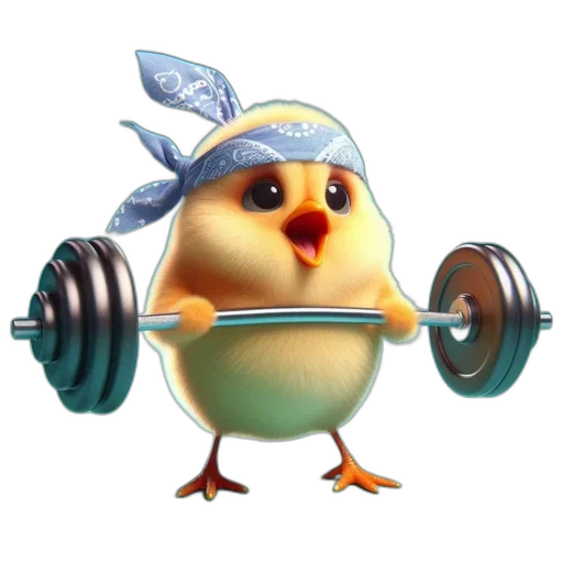 animal, weapon, food, 3d render transparent PNG cut-out