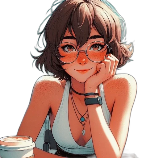 face, dress, jewelry, robot transparent PNG cut-out