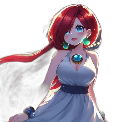 dress, staff, jewelry, robot transparent PNG cut-out