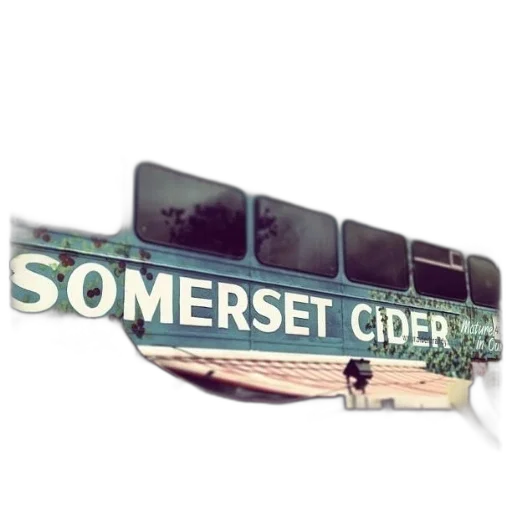 blue, bus, words, somerset transparent PNG cut-out