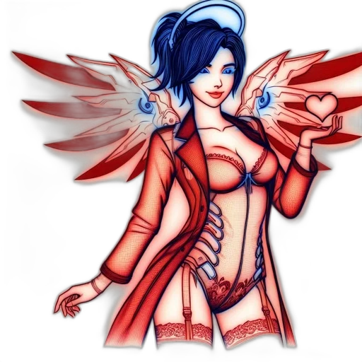 comic book art, fantasy art, concept art, cartoon transparent PNG cut-out