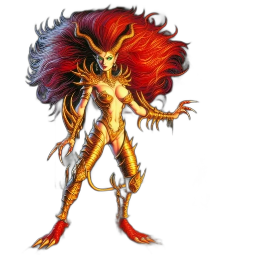 hair, creature, concept art, fantasy art transparent PNG cut-out