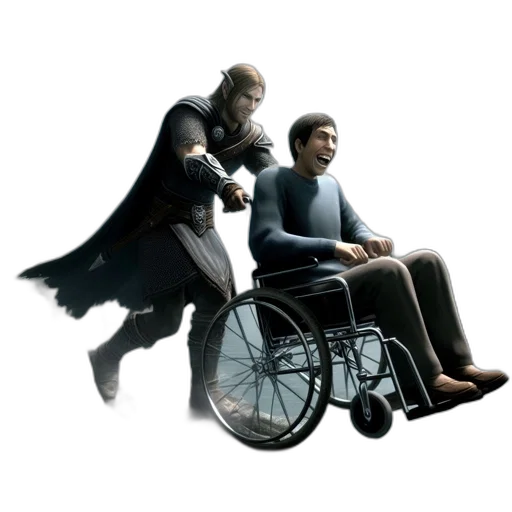 concept art, comic book art, 3d render, pixel art transparent PNG cut-out