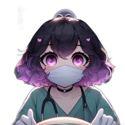 mask, staff, face, creature transparent PNG cut-out