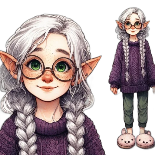 fantasy art, concept art, watercolor, pixel art transparent PNG cut-out