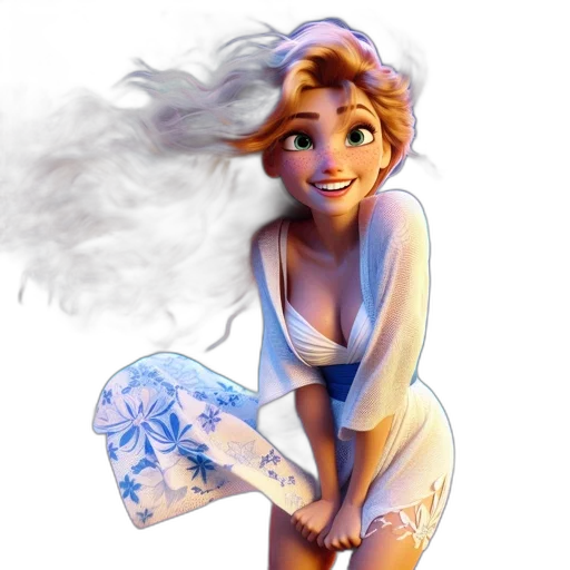 dress, concept art, fantasy art, photorealistic transparent PNG cut-out