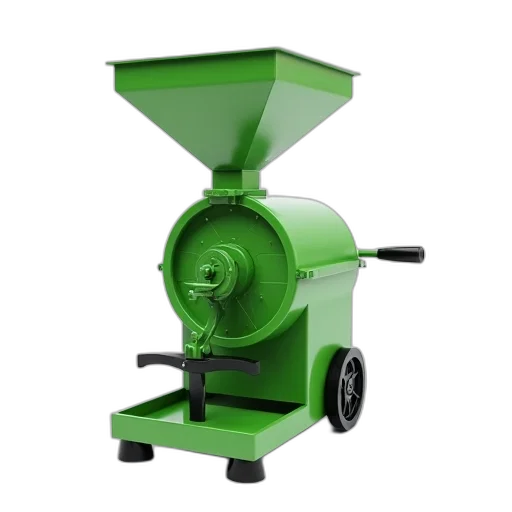robot, staff, 3d render, green transparent PNG cut-out