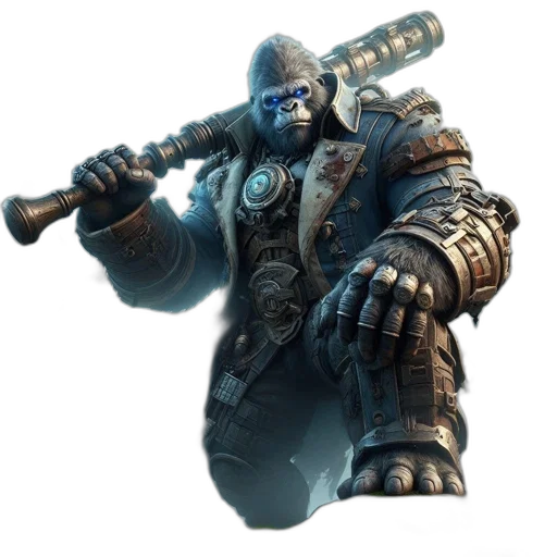 weapon, staff, sword, creature transparent PNG cut-out