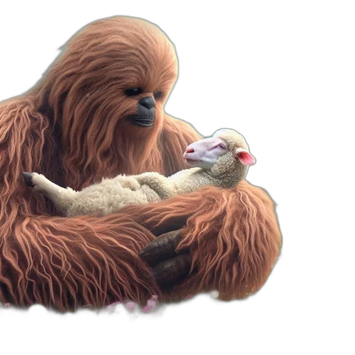 animal, concept art, photorealistic, unusual transparent PNG cut-out