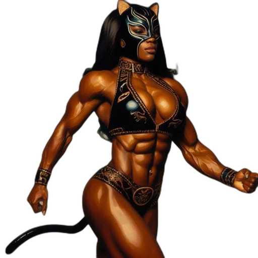 animal, mask, comic book art, concept art transparent PNG cut-out