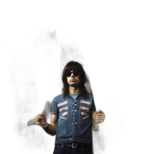 jacket, staff, robot, weapon transparent PNG cut-out