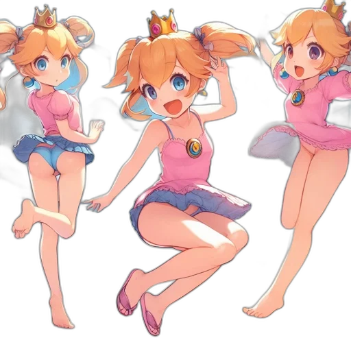 crown, dress, anime, concept art transparent PNG cut-out