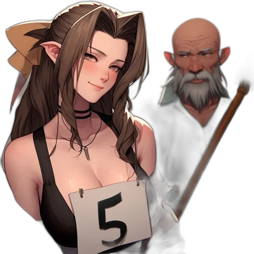 staff, face, fantasy art, concept art transparent PNG cut-out