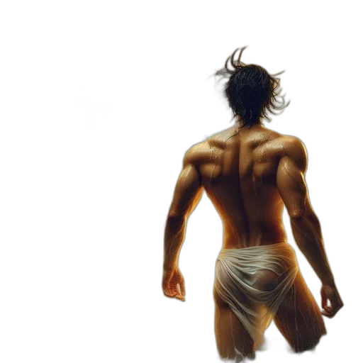 hair, photorealistic, concept art, oil painting transparent PNG cut-out