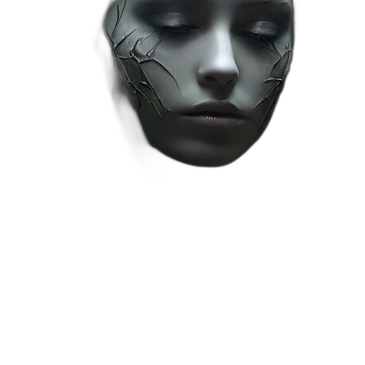 mask, face, jewelry, robot transparent PNG cut-out