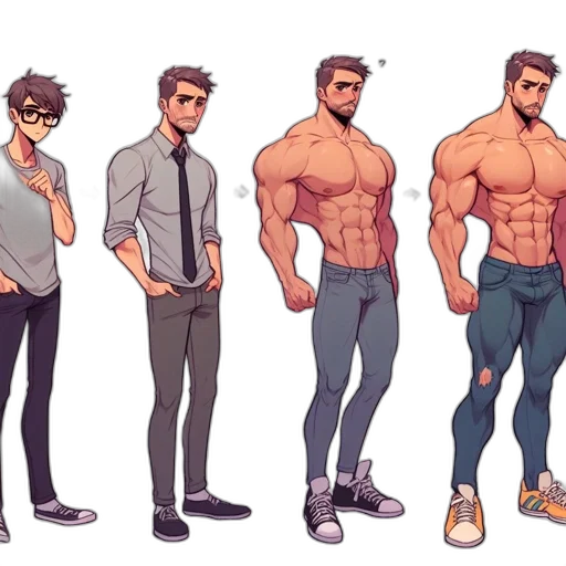 concept art, comic book art, cartoon, fantasy art transparent PNG cut-out