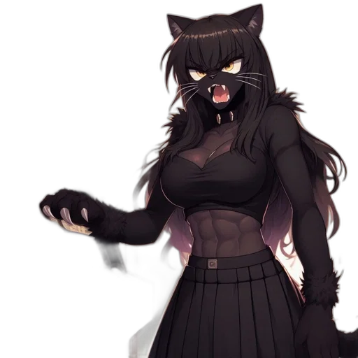 staff, dress, creature, animal transparent PNG cut-out
