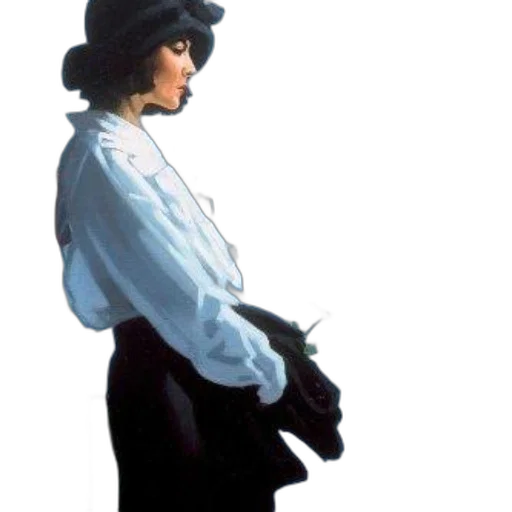 hat, jacket, staff, dress transparent PNG cut-out