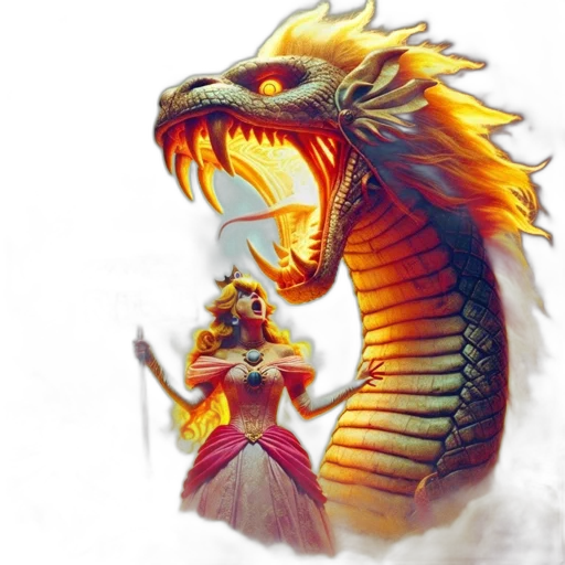 dragon, sword, fantasy art, concept art transparent PNG cut-out