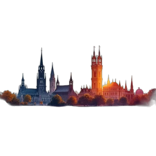 building, concept art, fantasy art, photorealistic transparent PNG cut-out