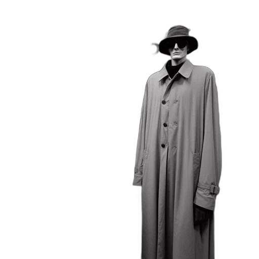 jacket, hat, staff, dress transparent PNG cut-out