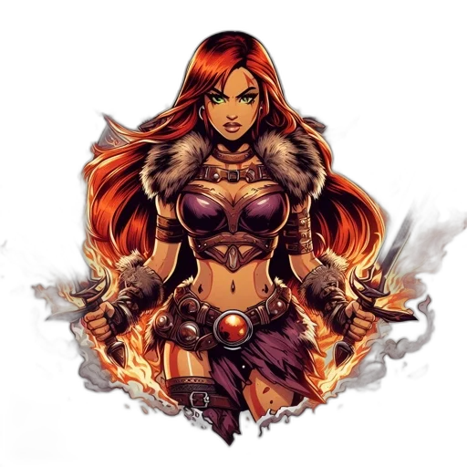 fantasy art, comic book art, concept art, pixel art transparent PNG cut-out
