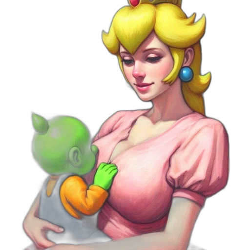 crown, food, staff, pixel art transparent PNG cut-out