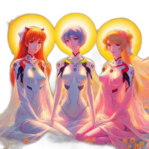 concept art, anime, pixel art, fantasy art transparent PNG cut-out