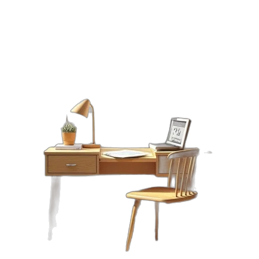 furniture, staff, jewelry, 3d render transparent PNG cut-out