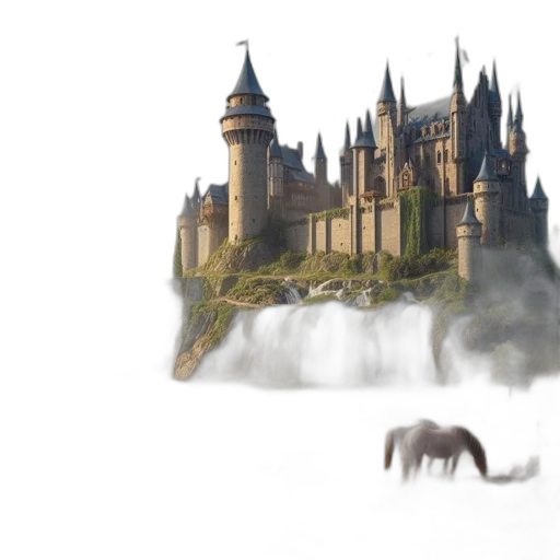 dragon, fantasy art, concept art, photorealistic transparent PNG cut-out