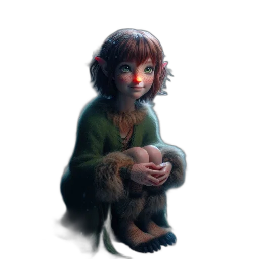 creature, staff, face, animal transparent PNG cut-out