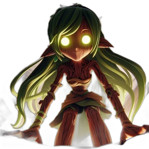 mask, staff, weapon, creature transparent PNG cut-out