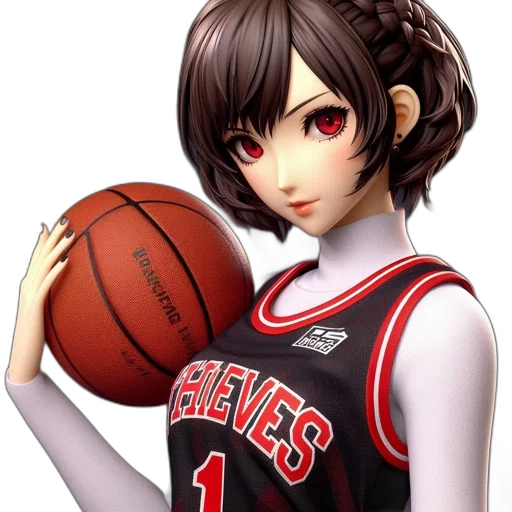 anime, cartoon, 3d render, photorealistic transparent PNG cut-out