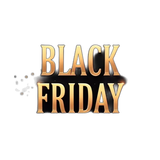black, friday, sale, banner transparent PNG cut-out