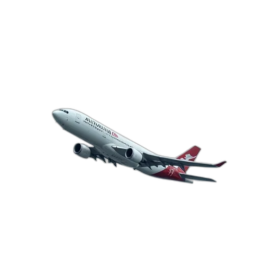 3d render, photorealistic, australian, airways transparent PNG cut-out