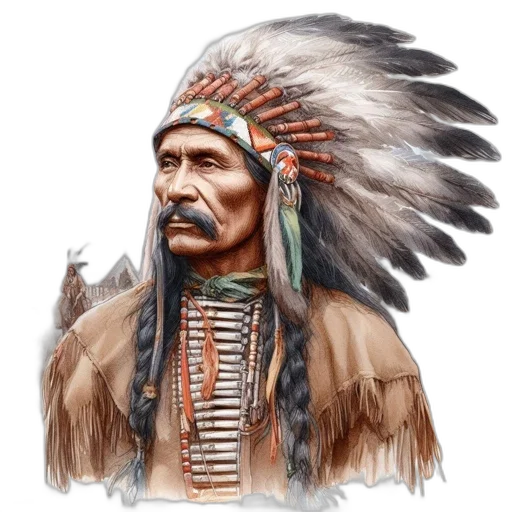 face, staff, hat, jewelry transparent PNG cut-out