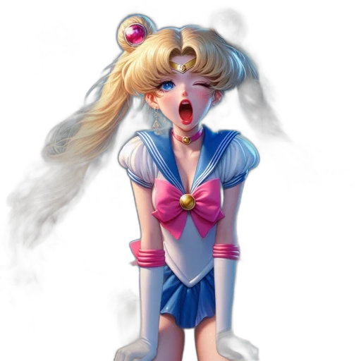 dress, staff, face, concept art transparent PNG cut-out