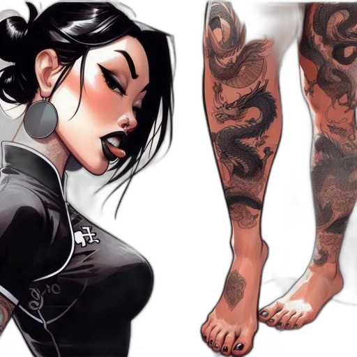 comic book art, concept art, fantasy art, photorealistic transparent PNG cut-out