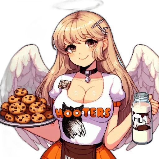 food, pixel art, anime, cartoon transparent PNG cut-out