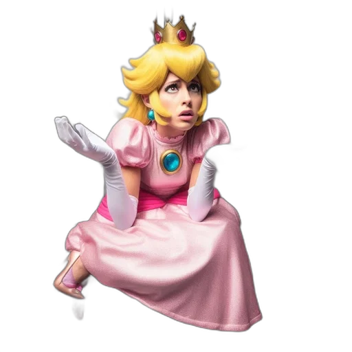 crown, dress, staff, face transparent PNG cut-out