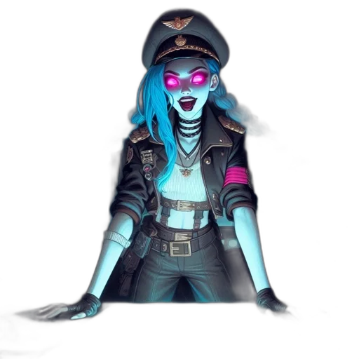 jacket, staff, robot, mask transparent PNG cut-out