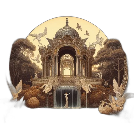 crown, hat, concept art, fantasy art transparent PNG cut-out