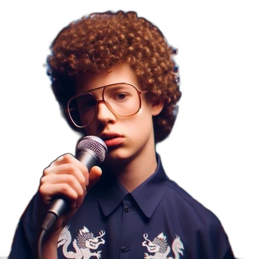 hair, jacket, face, cartoon transparent PNG cut-out