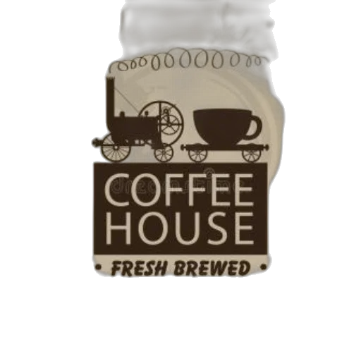 food, 3d render, vintage-style, coffee transparent PNG cut-out
