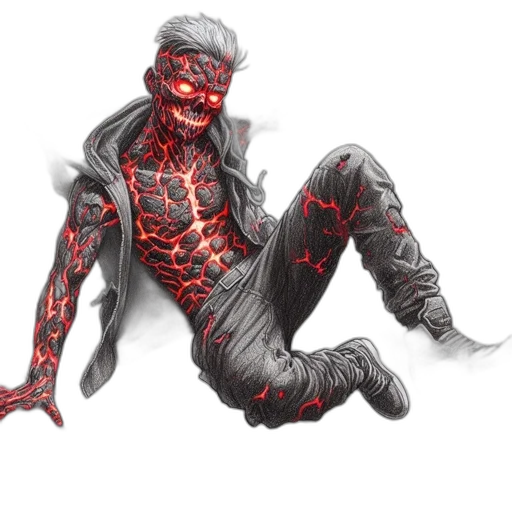 creature, concept art, comic book art, cyberpunk transparent PNG cut-out