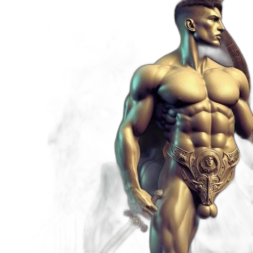 concept art, fantasy art, 3d render, photorealistic transparent PNG cut-out