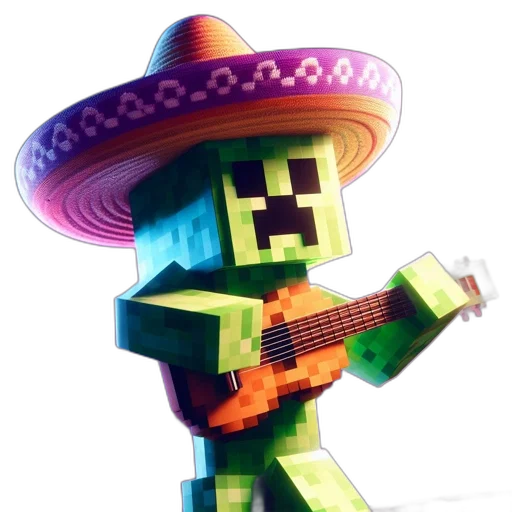 hat, robot, weapon, staff transparent PNG cut-out
