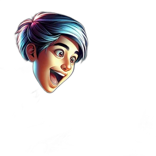 face, creature, staff, cartoon transparent PNG cut-out